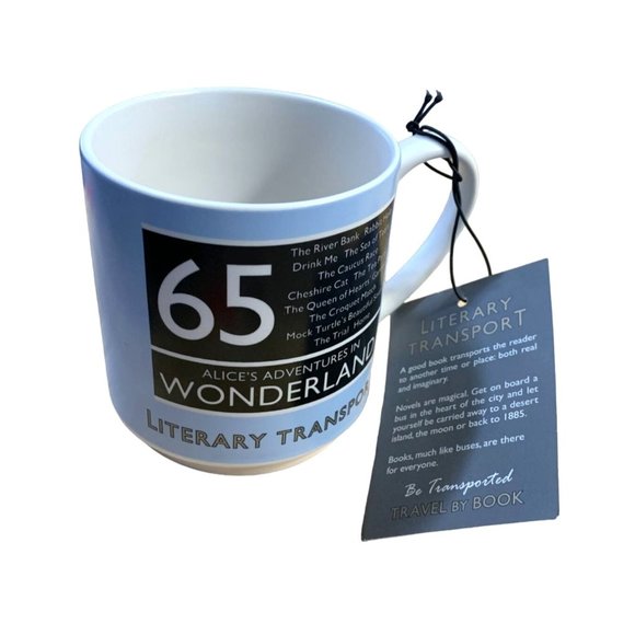 New Wild and Wolf Coffee Cup Mug Literary Transport 65 Alice Adventures in Wonde - Picture 1 of 5